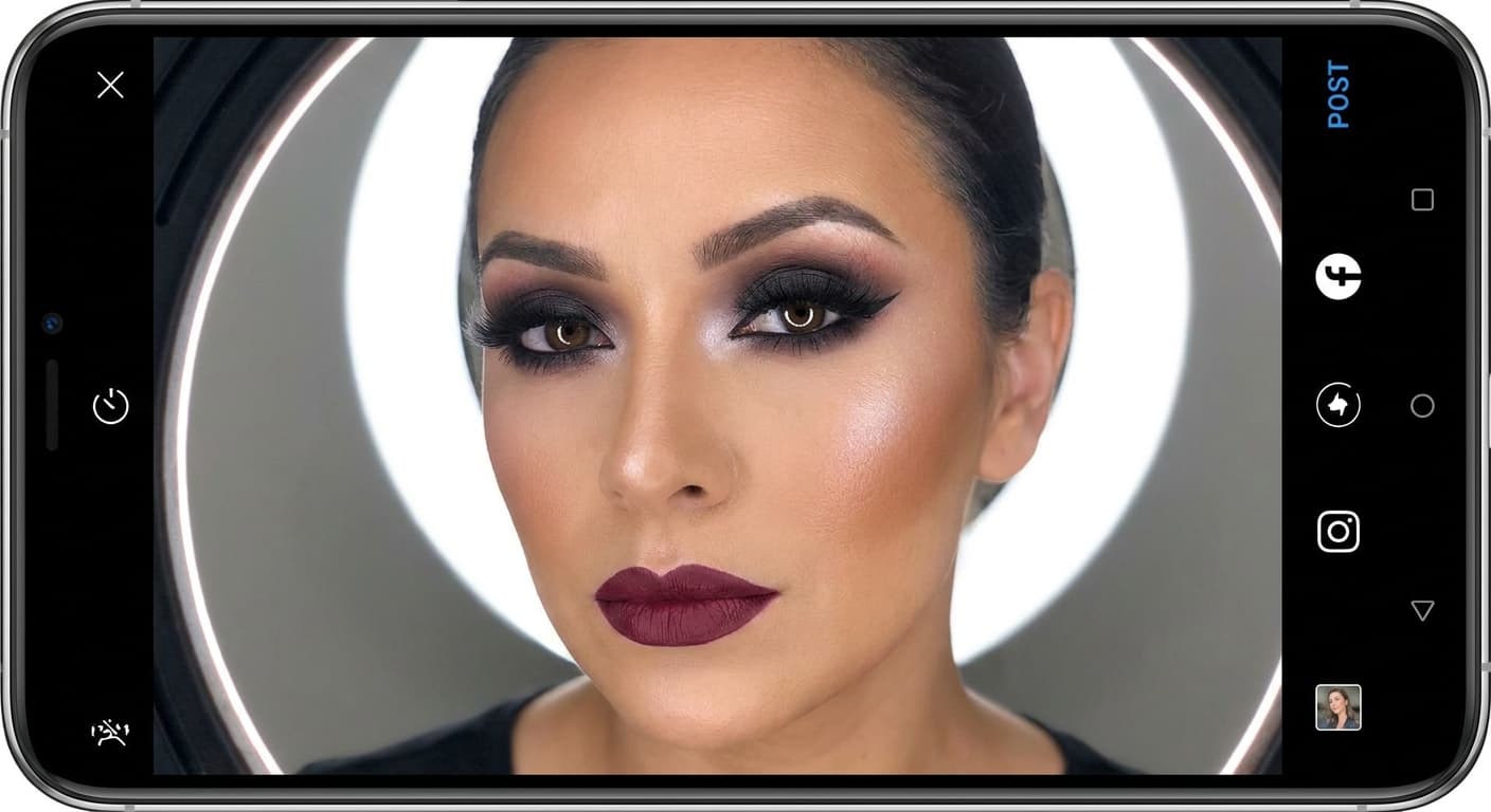 "Sultry Gothic Glam" makeup look reference